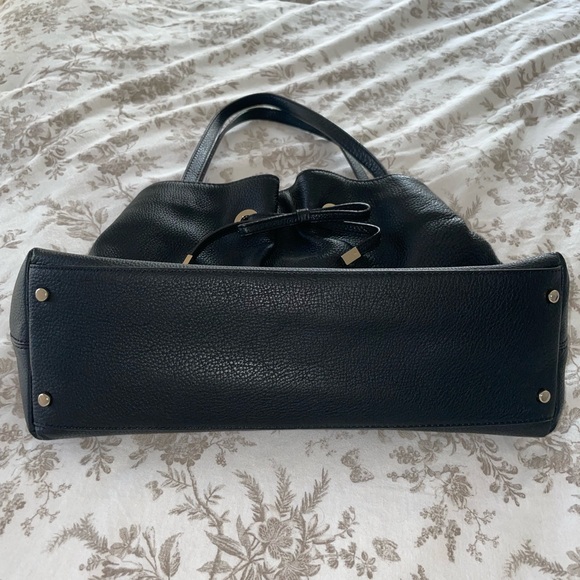 Kate Spade Black Leather Bow Bag - Picture 7 of 8